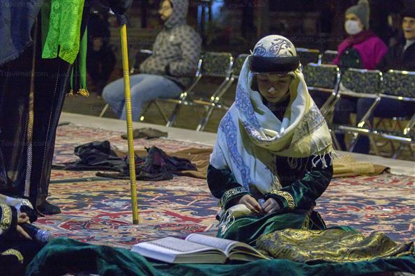 مجلس تعزیه شهادت حضرت زهرا (س) در خانه هنرمندان ایران