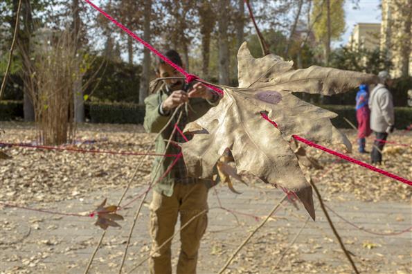 چهارمین رویداد هنری پاییز برگ در میدان مشق تهران