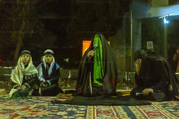 مجلس تعزیه شهادت حضرت زهرا (س) در خانه هنرمندان ایران
