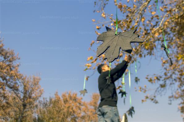 چهارمین رویداد هنری پاییز برگ در میدان مشق تهران